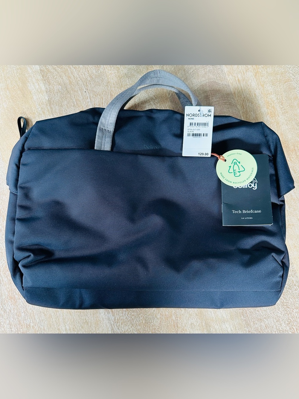 NWT Bellroy Tech Briefcase 14L Slate Laptop Bag